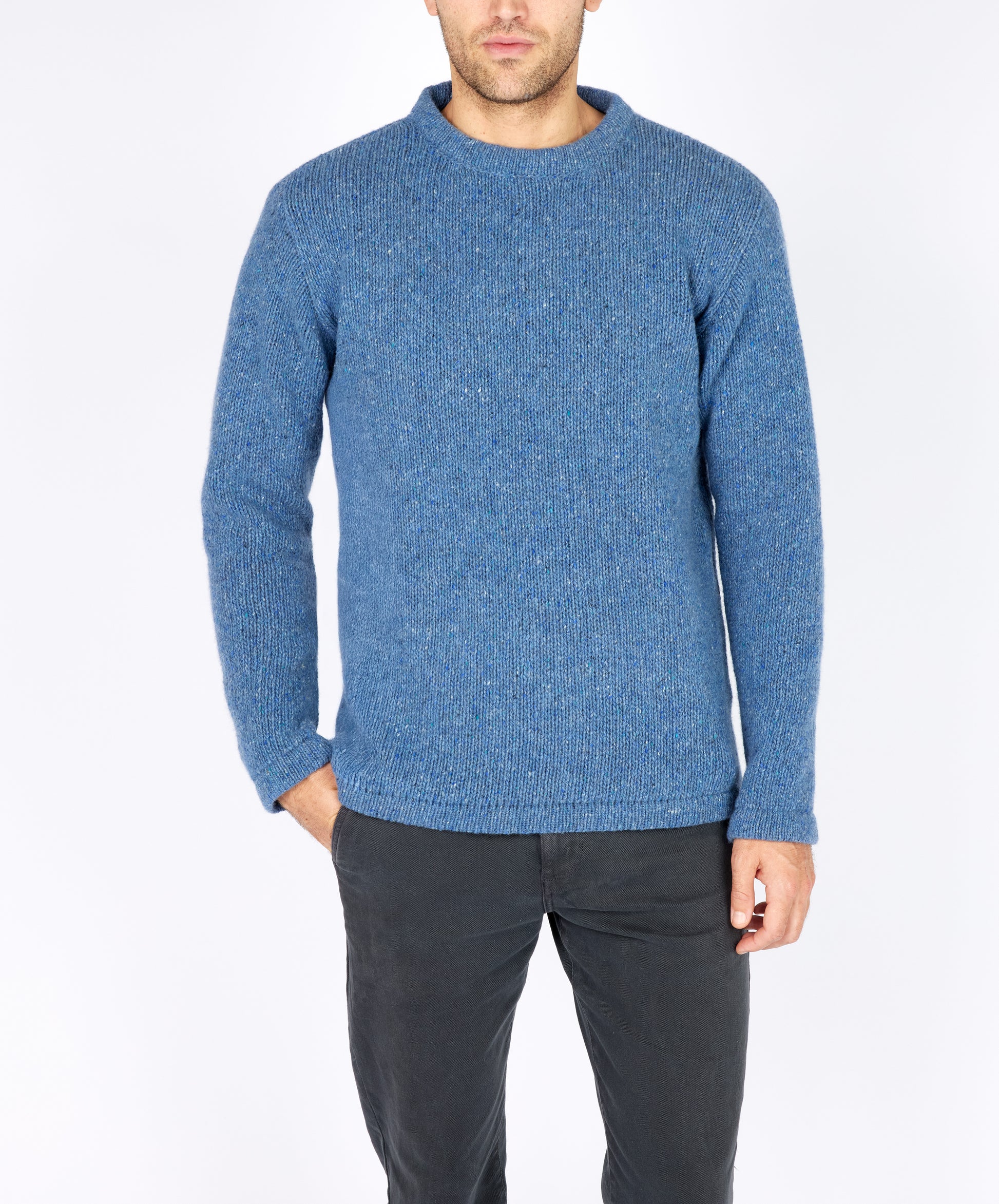 IrelandsEye Knitwear Stoneridge Sweater Blue Ocean