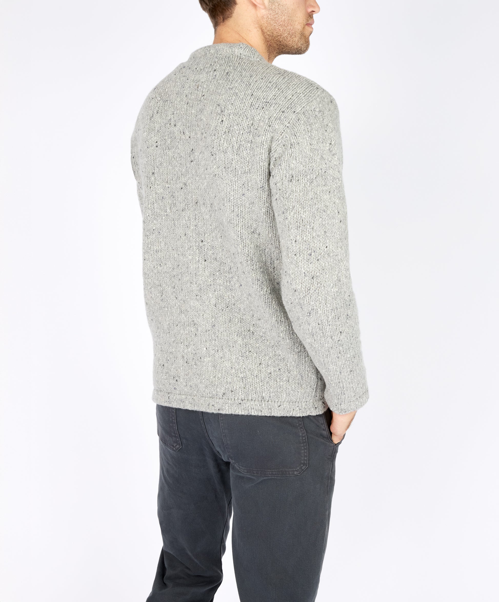 IrelandsEye Knitwear Stoneridge Sweater Light Grey