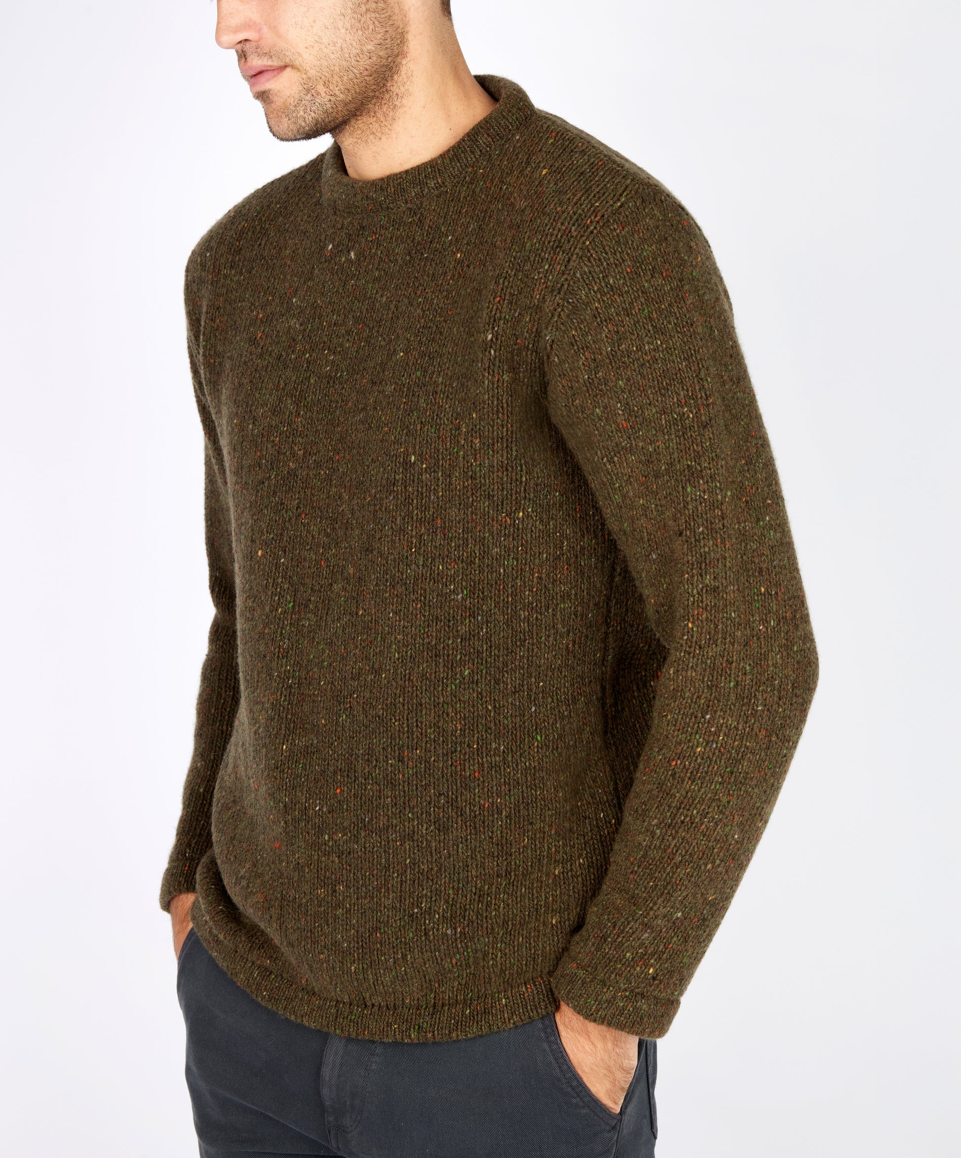 IrelandsEye Knitwear Stoneridge Sweater Loden