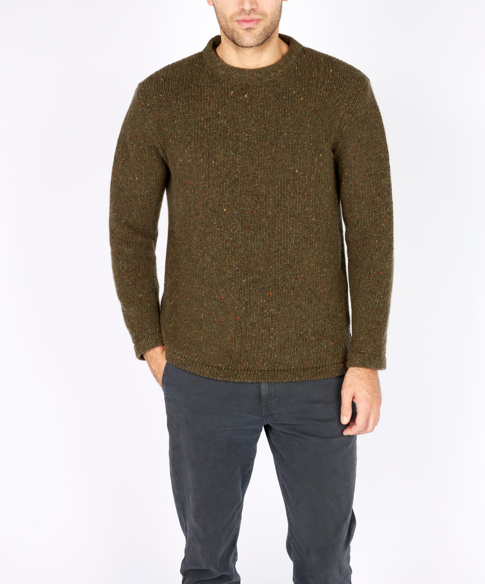 IrelandsEye Knitwear Stoneridge Sweater Loden