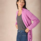 IrelandsEye Knitwear The 'Frankie' Boyfriend Cardigan Heather