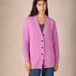 IrelandsEye Knitwear The 'Frankie' Boyfriend Cardigan Heather
