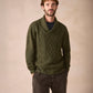 The Salthill Cashmere Shawl Neck Sweater Loden