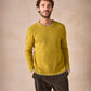 The Newstone Cashmere Crew Neck Jumper Lichen