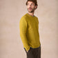 The Newstone Cashmere Crew Neck Jumper Lichen