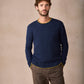 The Newstone Cashmere Crew Neck Jumper Rich Navy