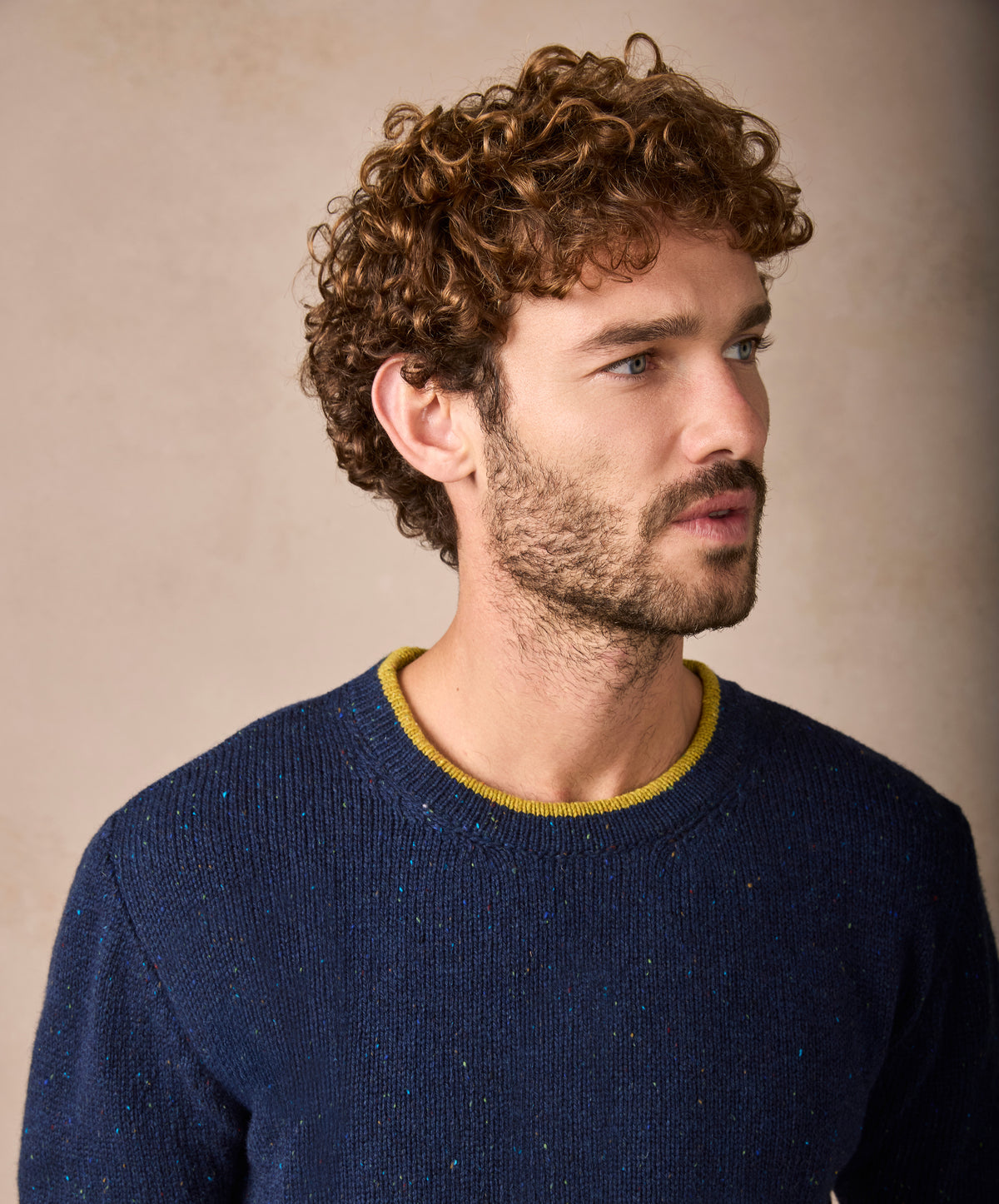 The Newstone Cashmere Crew Neck Jumper Rich Navy