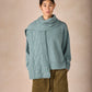 IrelandsEye Knitwear The 'Sonny' Horseshoe Scarf Ocean Mist