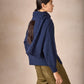 IrelandsEye Knitwear The 'Sonny' Horseshoe Scarf Rich Navy