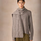 IrelandsEye Knitwear The 'Sonny' Horseshoe Scarf Rocky Ground