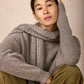 IrelandsEye Knitwear The 'Sonny' Horseshoe Scarf Rocky Ground