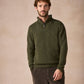 The Tullow Cashmere Half Zip Jumper Loden