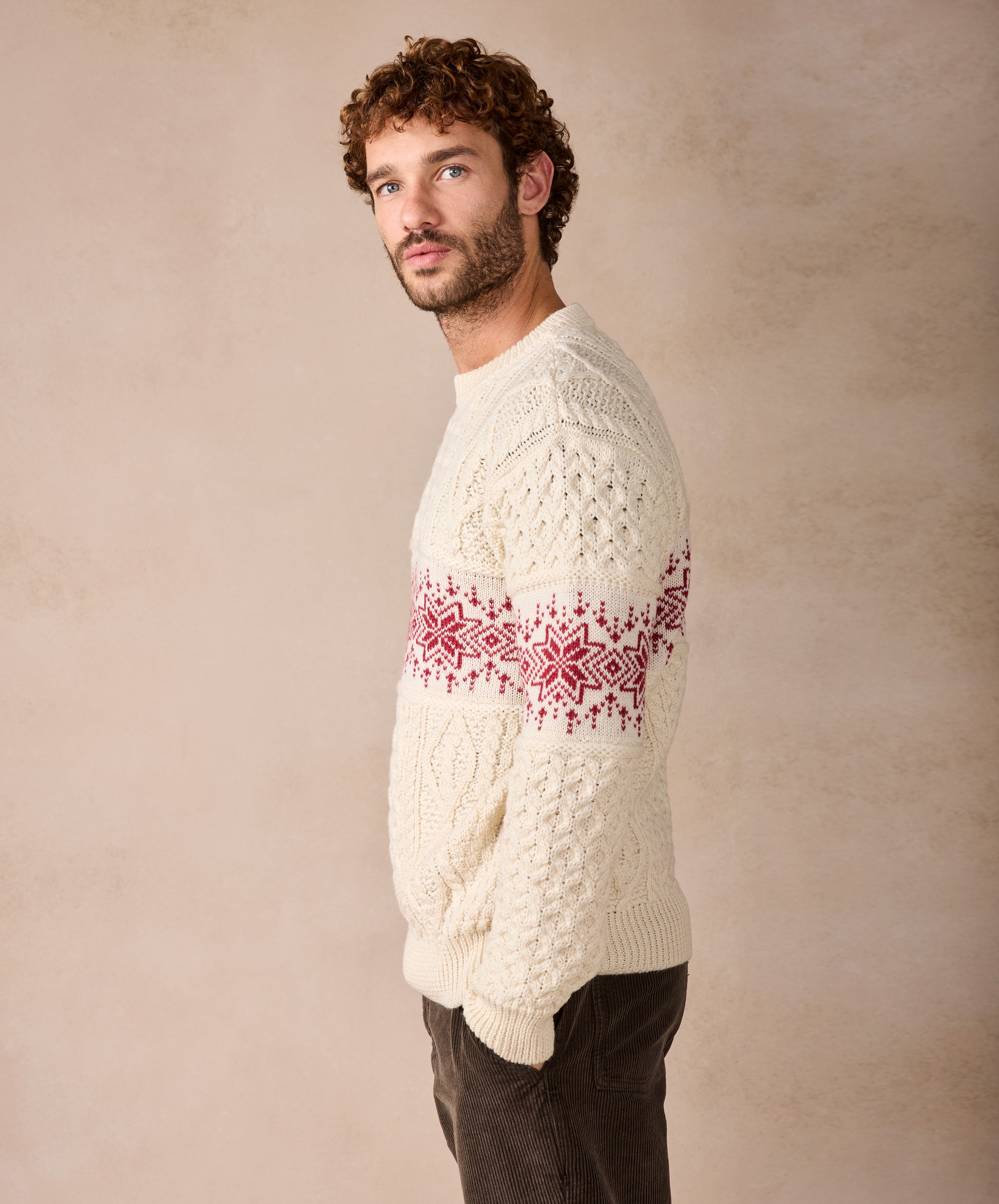 IrelandsEye Knitwear The Christmas Sweater Natural