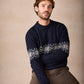 IrelandsEye Knitwear The Christmas Sweater Navy