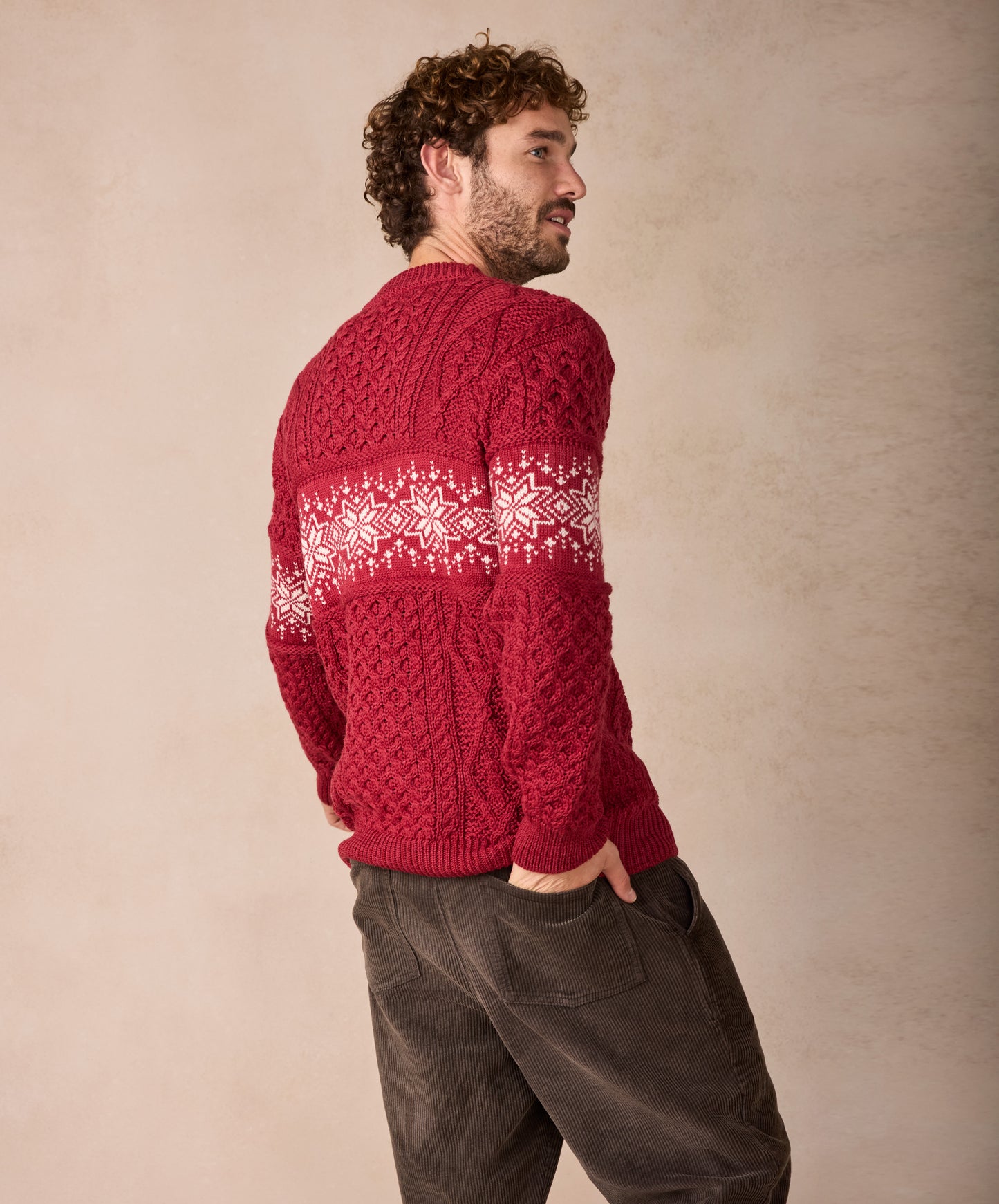 IrelandsEye Knitwear The Christmas Sweater Racing Red