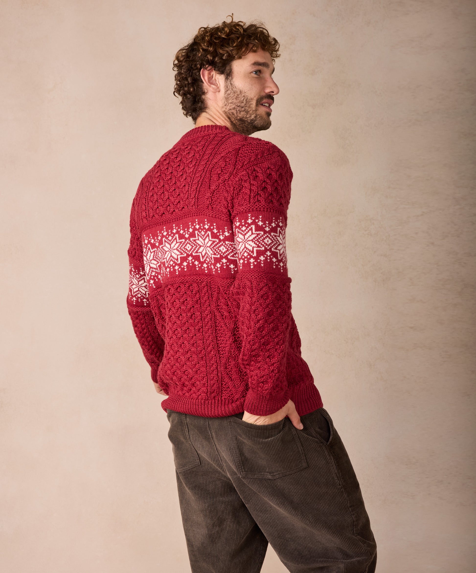 IrelandsEye Knitwear The Christmas Sweater Racing Red