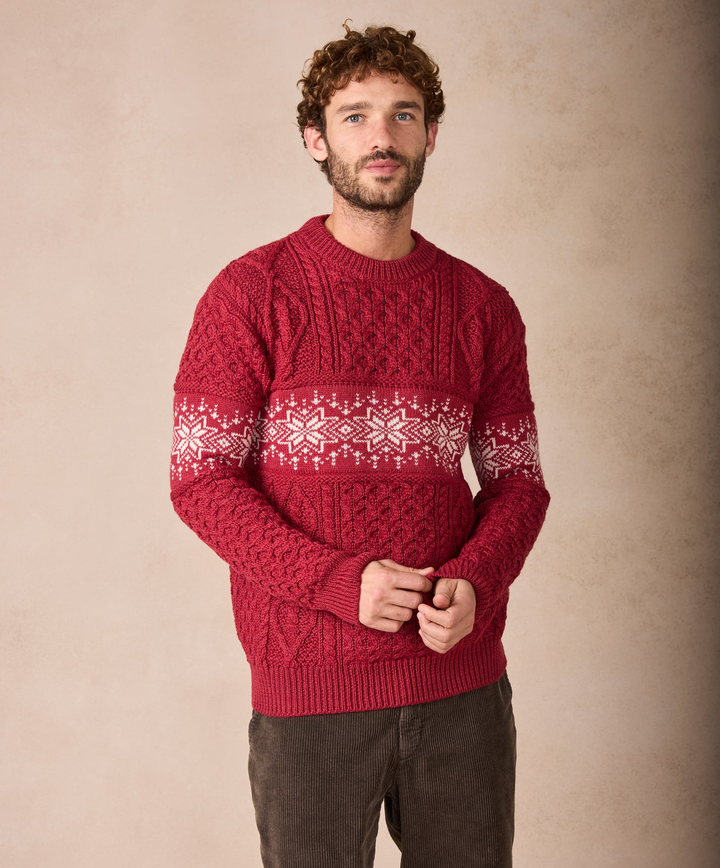 IrelandsEye Knitwear The Christmas Sweater Racing Red