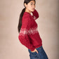 IrelandsEye Knitwear Womens Christmas Sweater Racing Red