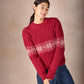 IrelandsEye Knitwear Womens Christmas Sweater Racing Red