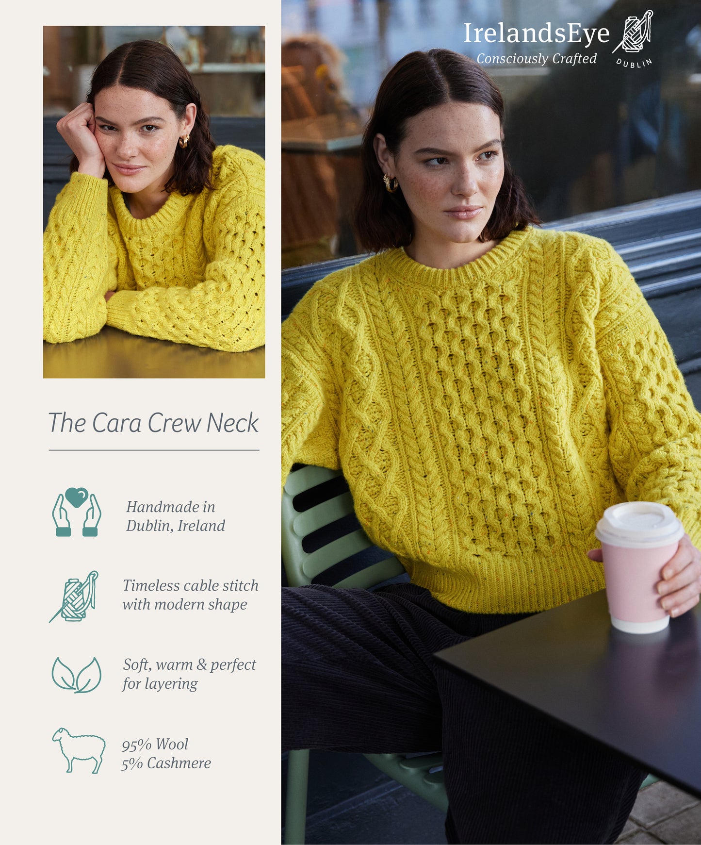 Cara Crew Neck Buttercup