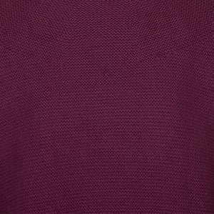 IrelandsEye Knitwear Swatch - Fine Knit Merino Wool - Currant