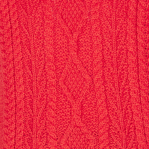 IrelandsEye Knitwear Swatch-Merino_Wool-Scarlet