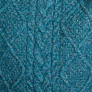 IrelandsEye Knitwear Swatch Donegal Luxe Melange - Aquamarine