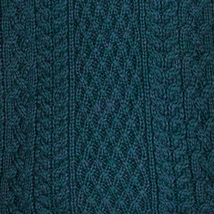 IrelandsEye Knitwear Swatch-Merino Wool- Atlantic Blue
