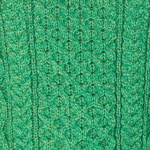 IrelandsEye Knitwear Swatch Merino Wool Green Marl