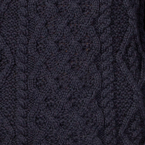IrelandsEye Knitwear Swatch-Merino Wool-Navy