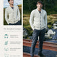 Woodford Aran Cardigan Natural