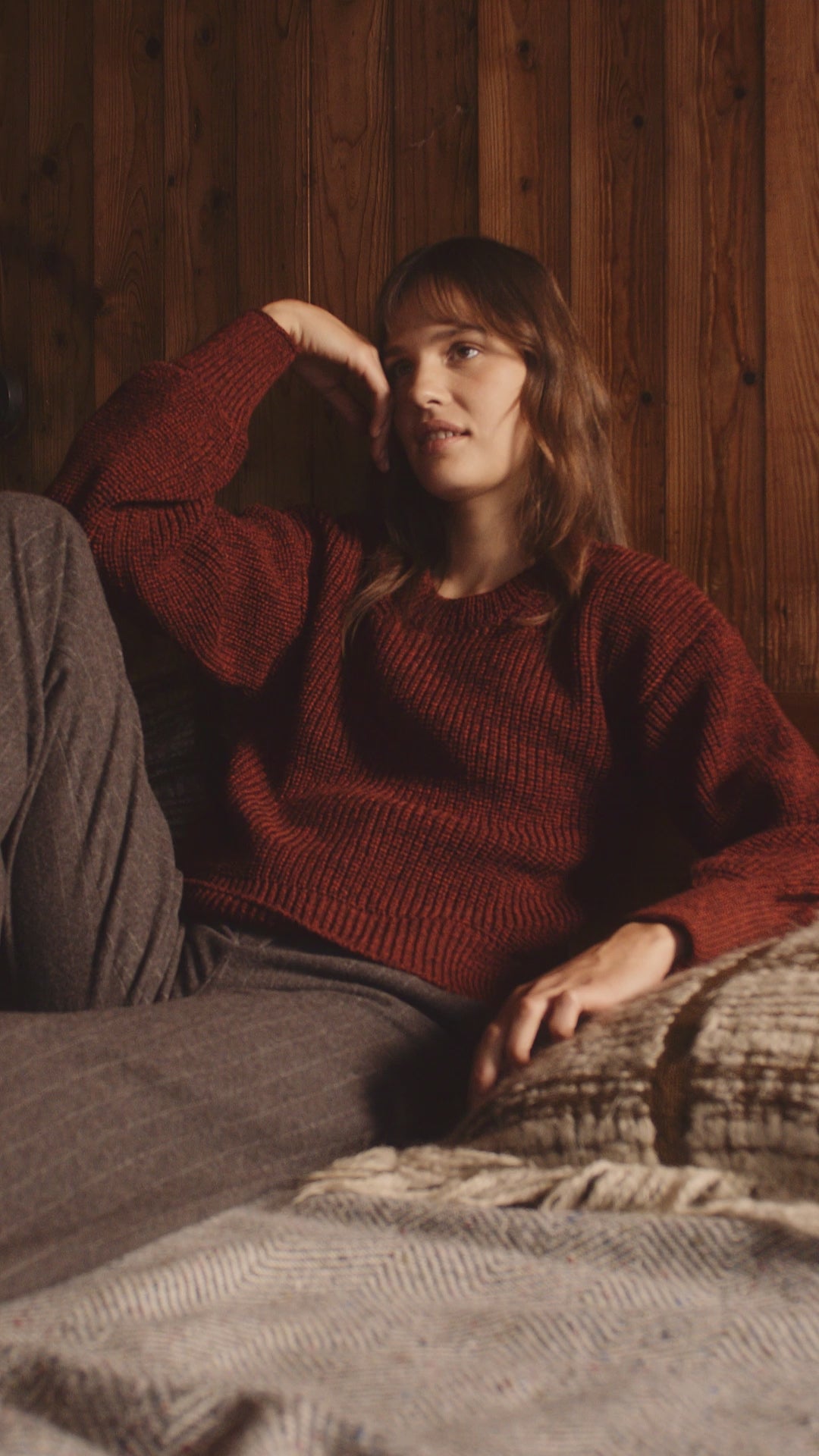 IrelandsEye Knitwear The 'Nuada' Crew Neck Sable Marl