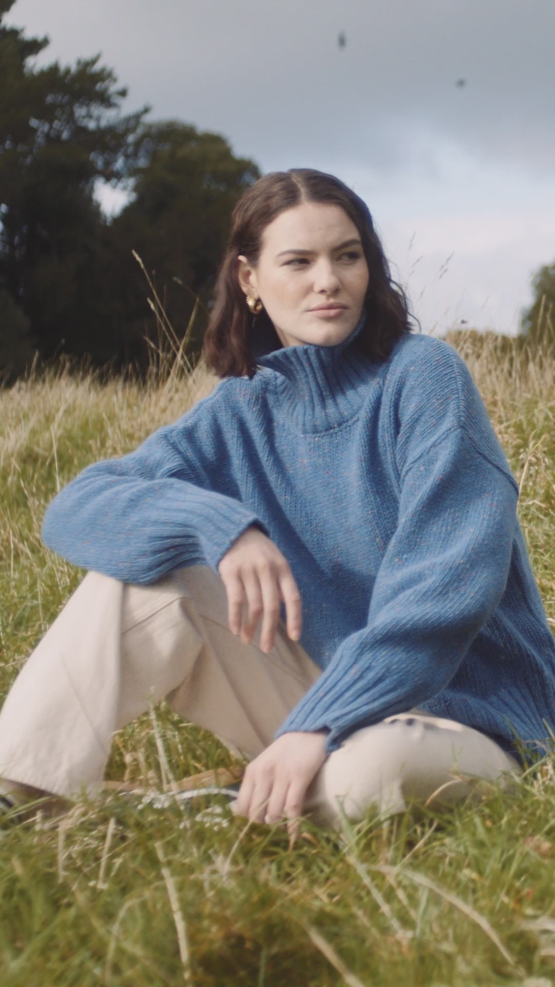 Paige Polo Neck Marina IrelandsEye Knitwear