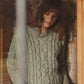 The 'Dana' Cable Crew Neck Sage Marl