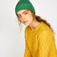 IrelandsEye Knitwear Aran Hat Green Marl