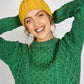 IrelandsEye Knitwear Aran Hat Sunflower